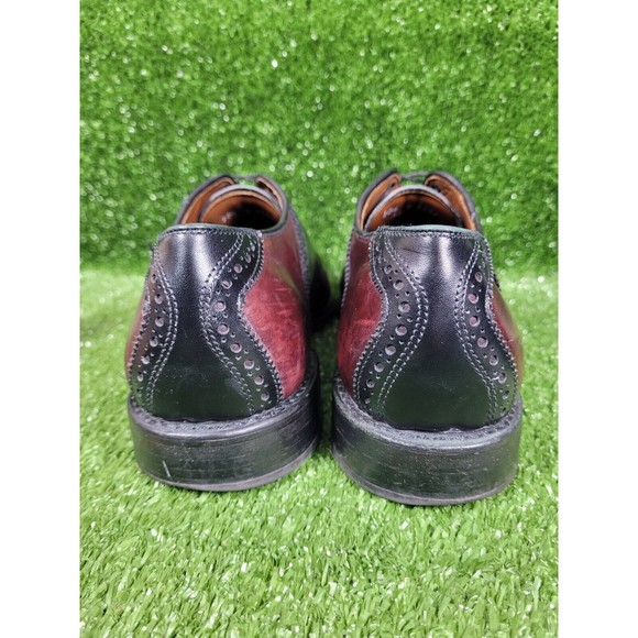 Men's Two-Tone Leather Dress Shoes - Picture 8 of 14